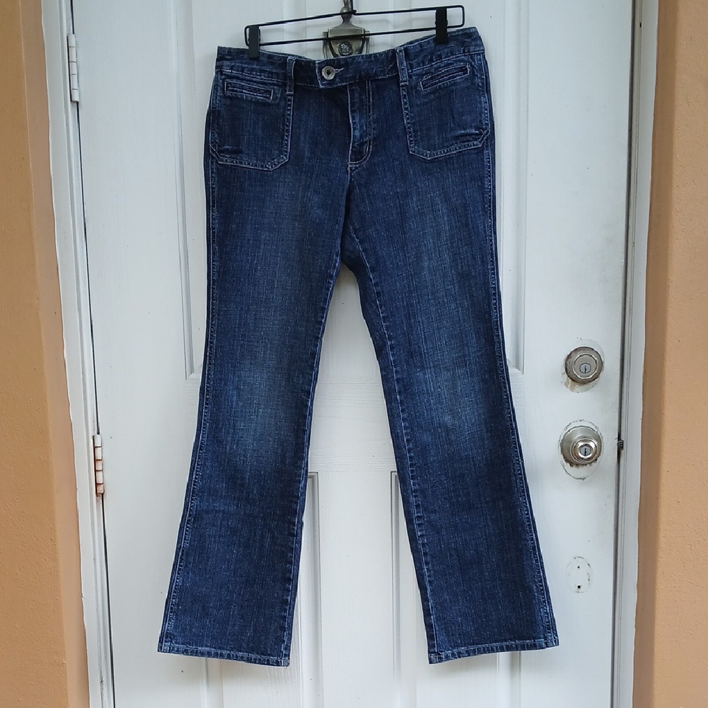 BANANA REPUBLIC Low Rise Boot Cut Denim Jeans SZ 12